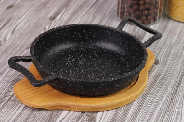 Bambum Pade - Yuvarlak Sahan 18 cm Bambu Altlık - Resim 5