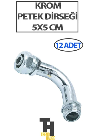 Petek Dirseği Krom 5x5 (12 Adet) ürün görseli 1
