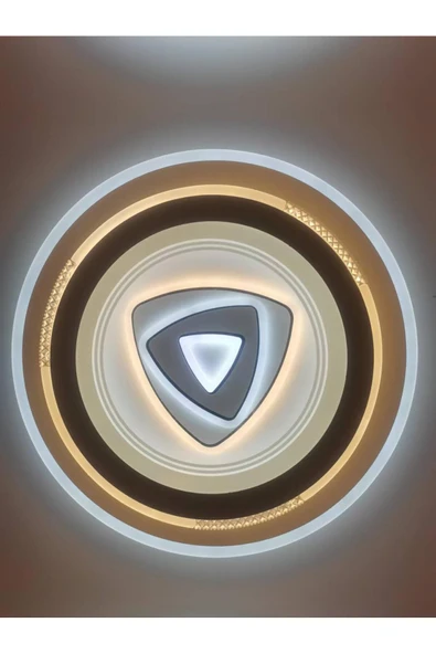 960-2 PLAFONYER LED AVİZE 3 Renk Işık Modlu (Beyaz / Sarı / Gün Işığı) ürün görseli