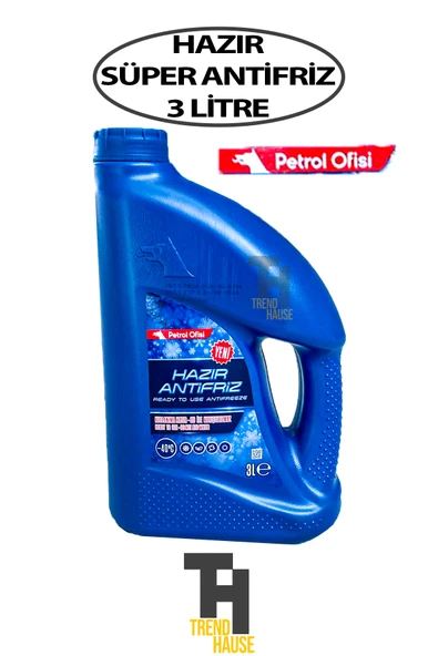 SÜPER ANTİFRİZ PETROL OFİSİ HAZIR 3 LİTRE