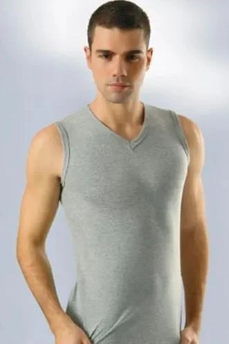 6 Adet Anıt Erkek Ribana V Yaka Sıfır Kol Fanila Atlet 1110 - Resim 2