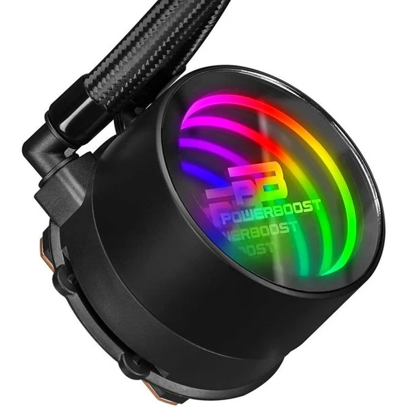 <![CDATA[POWERBOOST 240mm DEEP PB-LCS-PI240 ARGB Sıvı Soğutmalı AM5-1851p İşlemci Fanı]]> - 4