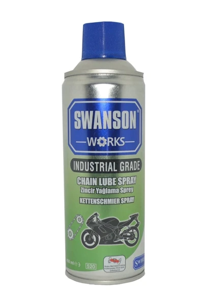 SWANSON WORKS Motosiklet Bisiklet Zincir Yağlama Spreyi 400 ml ürün görseli