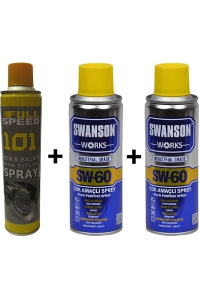 SWANSON WORKS Balata Spreyi + 200 Ml Pas Sökücü 2 Adet ürün görseli