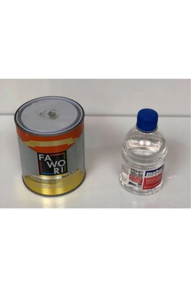 Fawori 2009 Turuncu Premium Sentetik Boya 0,75 lt + 0,320 ml Tiner