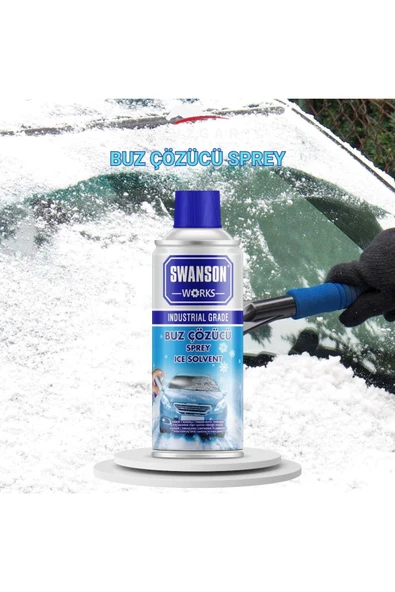 Spreycim Oto Buz Çözücü Araba Cam Buzlanma Önleyici Buz Engelleyici Sprey 400 ml - 2