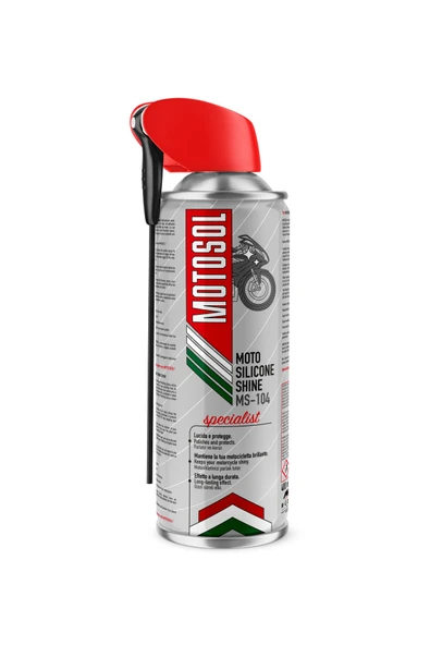 SWANSON WORKS Motosol MS-104 Motosiklet Parlatıcı Silikon Sprey 400 ML ürün görseli