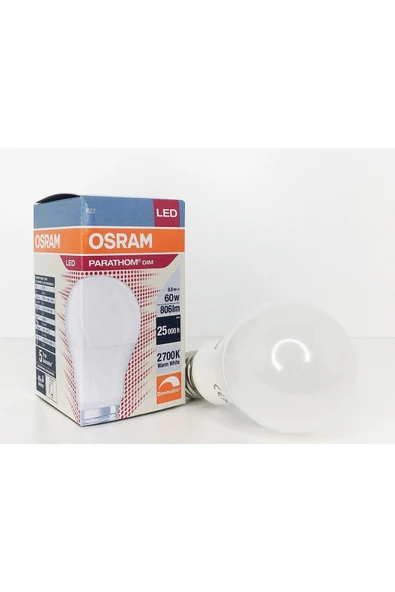 Osram 8.8w= 60w 806 Lümen 2700k E27 Dimmer Uyumlu Led Ampül ürün görseli 1