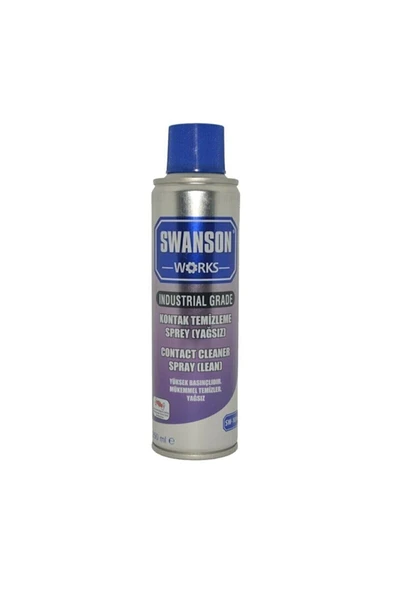 SWANSON Works Kontak Devre Temizleyici Sprey Yağsız 250 Ml