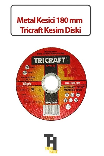 Metal Kesici 180 Mm Tricraft Kesim Diski