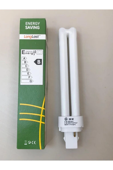 General Electric G/e Plc Lamba 26w/827 2p 2700 K 1800 Lümen Sarı Boy:16.5cm ( 10w-13w-18w Yerine Olmaz ) - Resim 4