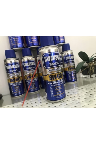 SWANSON WORKS Sw-60 Çok Amaçlı Yağlayıcı Pas Sökücü Bakım Spreyi - Resim 3