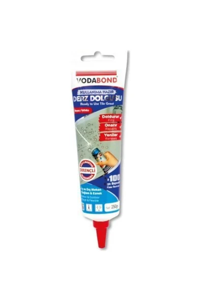 Vodabond Hazır Derz Dolgusu Fayans Seramik Arası 250 Gr Beyaz