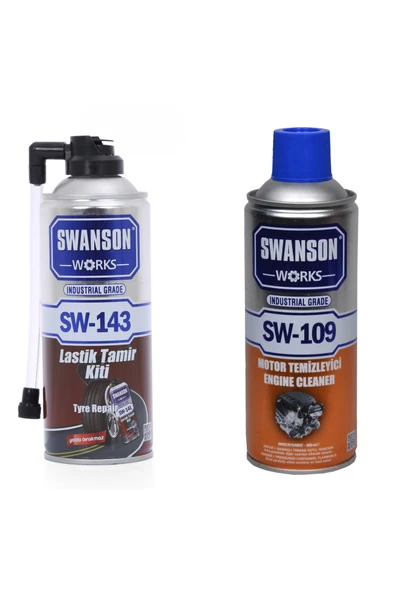 Spreycim Lastik Tamir Köpüğü Kiti + Motor Temizleyici Sprey İkili Set 400 ML ürün görseli 1