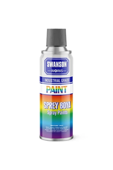 SWANSON SPREY BOYA SİYAH 250ML ürün görseli