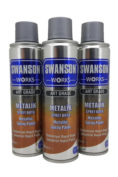 SWANSON Gümüş Sprey Boya 250 ml ürün görseli 1