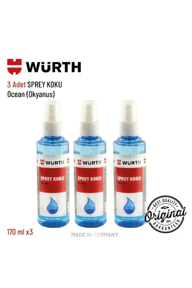 Würth 3'LÜ SPREY KOKU SETLERİ (OCEAN) ürün görseli
