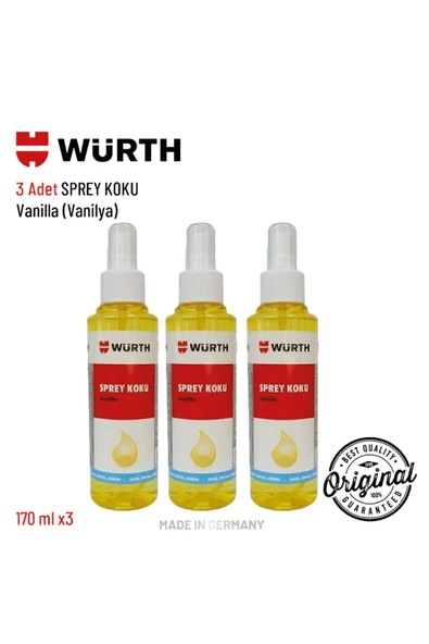 Würth 3'LÜ SPREY KOKU SETLERİ (VANİLLA) ürün görseli