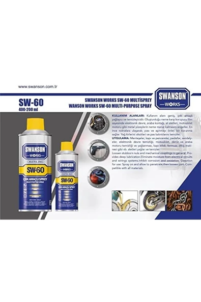 SWANSON Pas Sökücü Korozyon Önleyici Çok Amaçlı Sprey 200ml - Silah Temizleme Spreyi - Resim 3