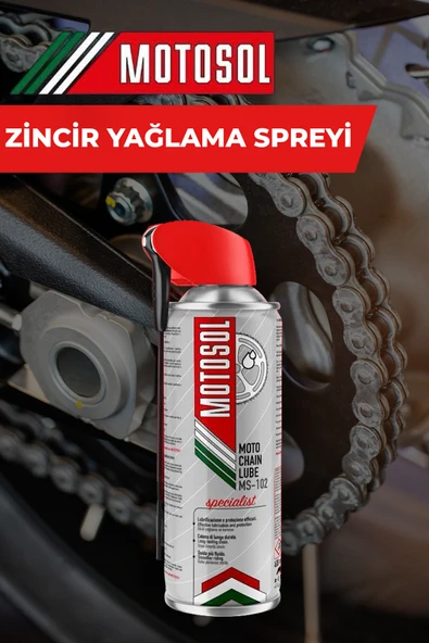 SWANSON WORKS Motosol Motosiklet Zincir Yağlama Spreyi 400 ML - İtalyan Dokunuşu ! - Resim 2