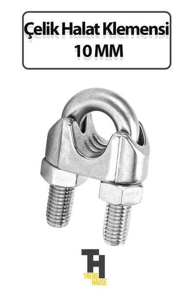Çelik Halat Klemensi 10 Mm