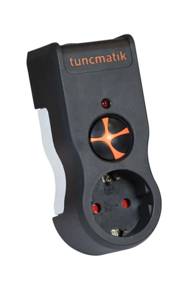 Tunçmatik Tekli Akım Korumalı Siyah Priz Tsk5079 ürün görseli 1