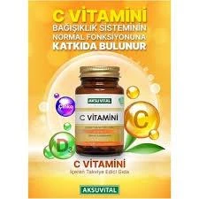 Aksu Vital Vitamin C 60 Tablet - Resim 2