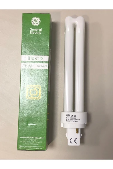 General Electric G/e Plc Lamba 26w/835 2p 3500 Kelvin 1710 Lümen Sarı Boy:16.5cm ( 10w-13w-18w Yerine Olmaz ) - Resim 4
