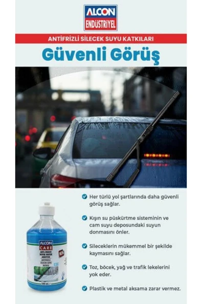 Alconcare Alcon Antifrizli Silecek Suyu Katkısı 500ml (m-9829) - Resim 2