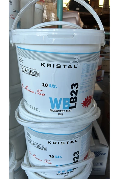 Spreycim Kristal LB23 İç Cephe Duvar Boyası Beyaz 10 LT 15 KG
