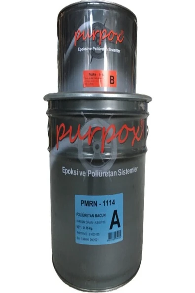 Çelebi Purpox Marine Pu 1114/a Tekne Macunu Takım 25 Kg