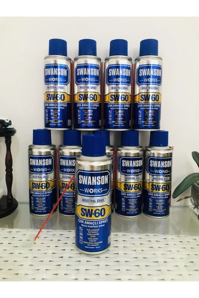 SWANSON WORKS Sw-60 Çok Amaçlı Yağlayıcı Pas Sökücü Bakım Spreyi ürün görseli