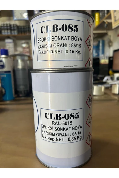 Spreycim ÇELEBİ MARİN EPOKSİ SON KAT BOYA RAL5015 MAVİ 1 KG ürün görseli