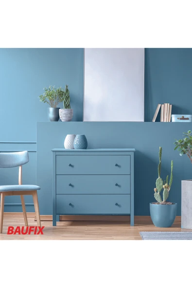 Spreycim Baufix Su Bazlı İç Cephe Duvar Boyası Ufuk Mavisi 2,5 LT - 2