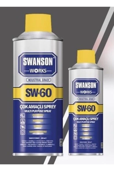 SWANSON WORKS Sw-60 Pas Sökücü Korozyon Önleyici Çok Amaçlı Sprey 400 ml - Resim 2