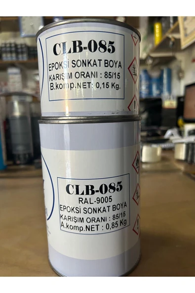 Spreycim ÇELEBİ MARİN EPOKSİ SON KAT BOYA RAL9005 SİYAH 1 KG ürün görseli