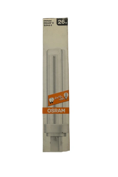 Osram Dulux D 26w 827 2700k Sarı Işık 2pinli G24d-3 Duylu Boy:16.5cm ( 10w-13w-18w Yerine Olmaz ) ürün görseli 1