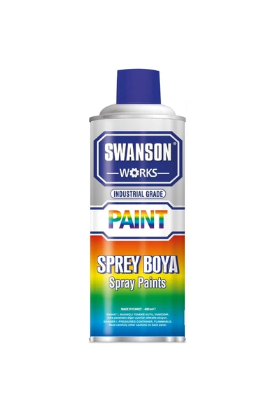 SWANSON WORKS Ahşap Plastik Metal Beton Sprey Boyama 250 Ml