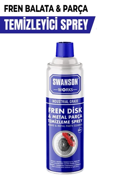 SWANSON WORKS Fren Disk & Parça Temizleme Spreyi 500 ML - Resim 2