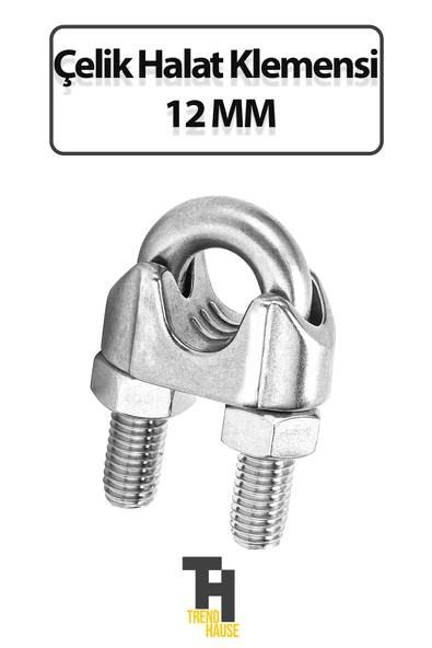 Çelik Halat Klemensi 12 Mm