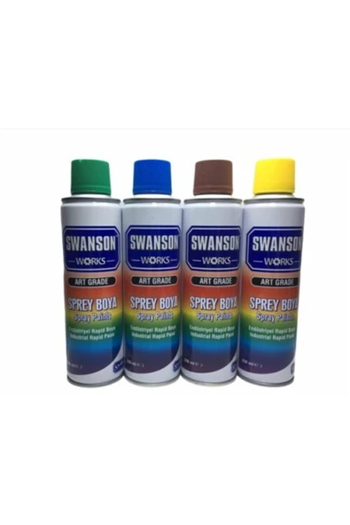 SWANSON WORKS Sprey Boya 250 Ml. Mavi ürün görseli