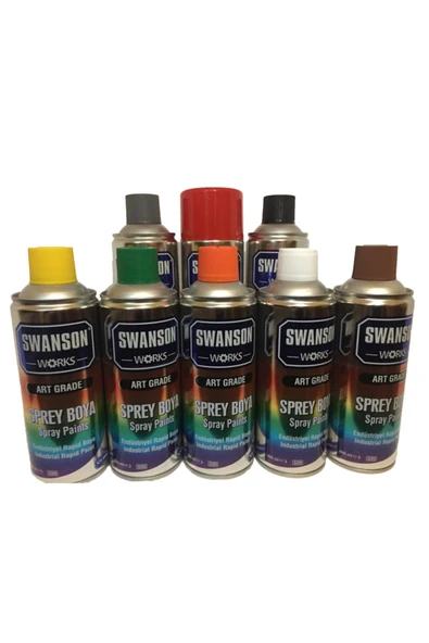 SWANSON Endüstriyel Rapid Sprey Boya Siyah 400 ml - Resim 3