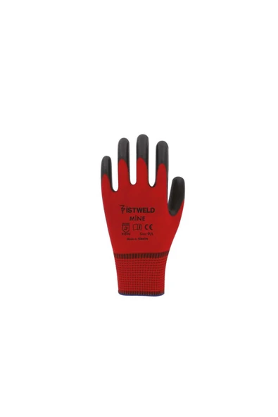 Spreycim İstweld MİNE Polyester Örme Nitril Eldiven 10 XL 12 Adet