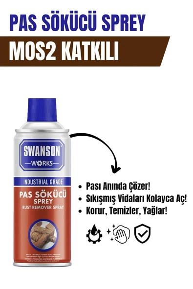 SWANSON WORKS Pas Sökücü Sprey 200 ML - Resim 3