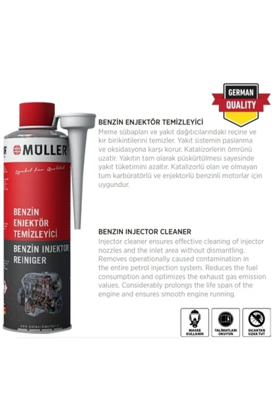 Müller Enjektör Temizleme Benzin Yakıt Katkısı 300 ml Yok - Resim 2