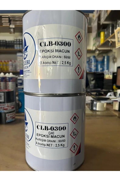 Spreycim ÇELEBİ MARİN EPOKSİ FİLLER DOLGU TEKNE MACUNU 5 KG