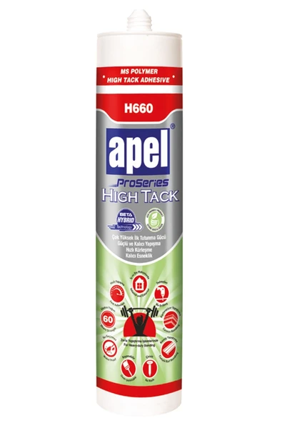 APEL Proseries High Tack Korniş Montaj Silikonu 290 Ml