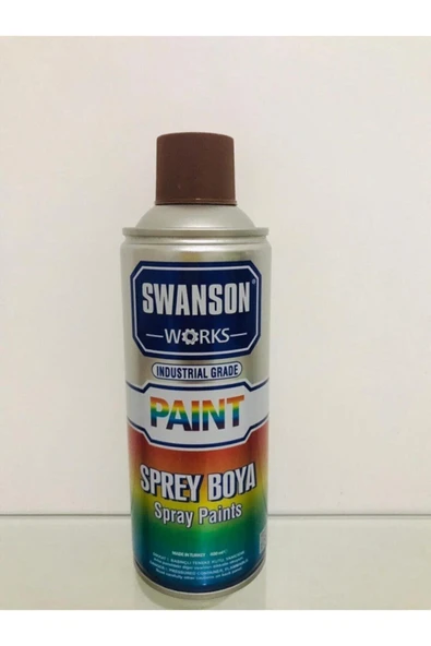 SWANSON WORKS Kahverengi Renk Sprey Boya 400 Ml