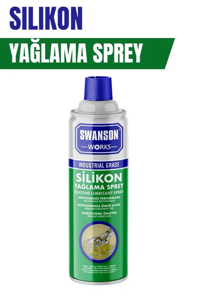 SWANSON WORKS Silikon Yağlama Spreyi 400 ML -- Metal & Plastik & Kauçuk Yağlama -- Araç Trim Seslerine Son! - 2