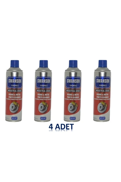SWANSON Fren Disk Ve Metal Temizleme Sprey 500ml 4 Adet ürün görseli